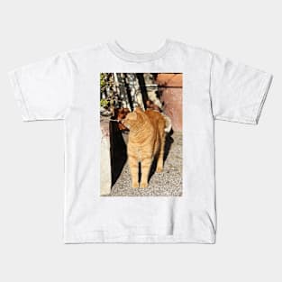 How the world smells Cat Portrait Kids T-Shirt